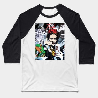 Frida Mexican Pop Art for Mexican Folklore lovers & Feminists Baseball T-Shirt